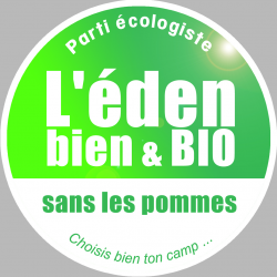 Parti écologiste (10x10cm) - Sticker/autocollant