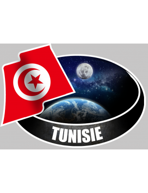 Tunisien (10x14cm) - Sticker/autocollant