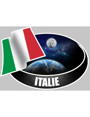 ITALIE (10x14cm) - Sticker/autocollant