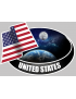 UNITED STATES (10x14cm) - Sticker/autocollant