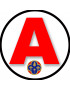A 06 Les Alpes-Maritimes - 15cm - Sticker/autocollant
