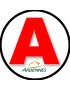 A 08 Les Ardennes - 15cm - Sticker/autocollant
