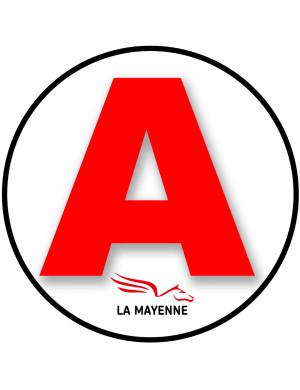 A 53 La Mayenne - 15cm - Sticker/autocollant