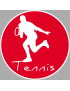 Tennis - 15cm - Sticker/autocollant