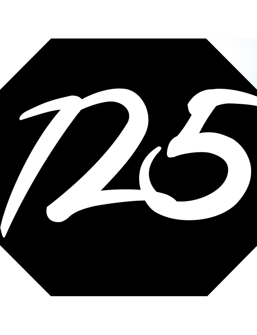 numéroderue125 - architecte 10x10cm - Sticker/autocollant numéroderue125 - architecte 10x10cm - Sticker/autocollant