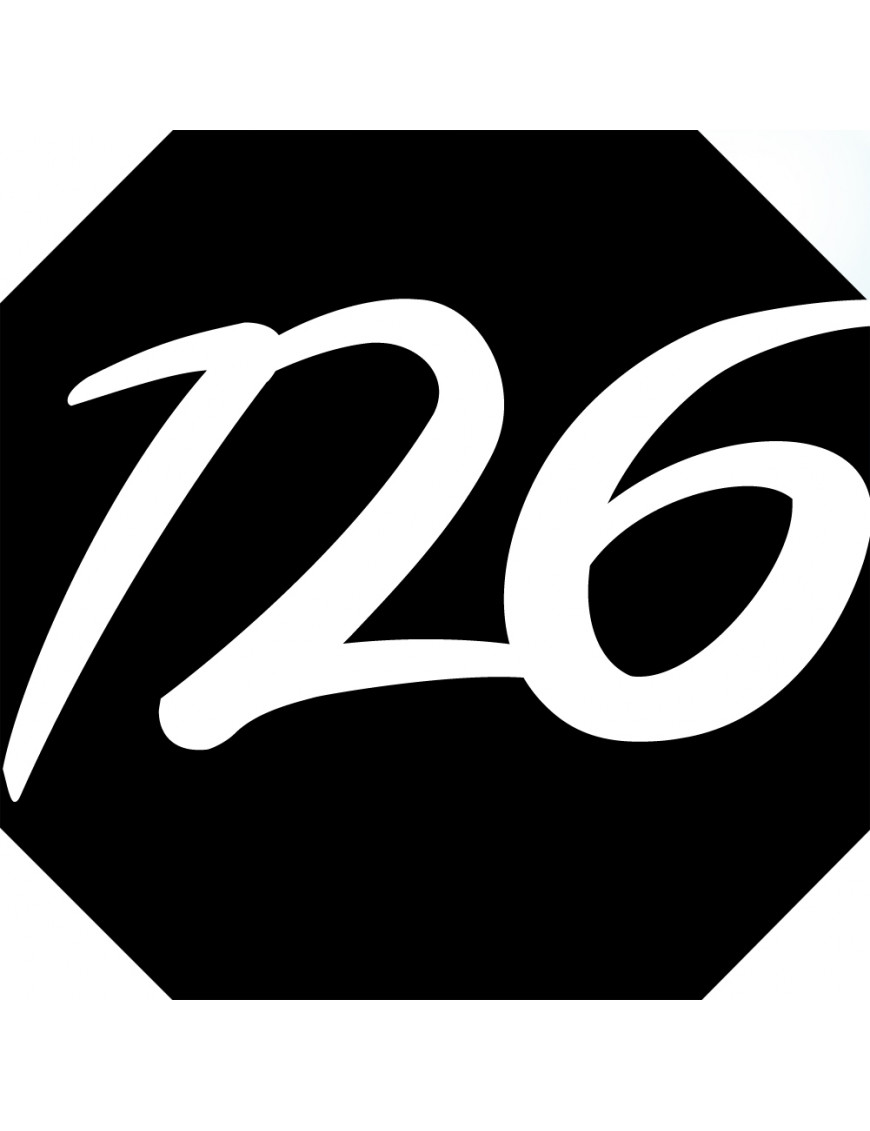 numéroderue126 - architecte 10x10cm - Sticker/autocollant numéroderue126 - architecte 10x10cm - Sticker/autocollant
