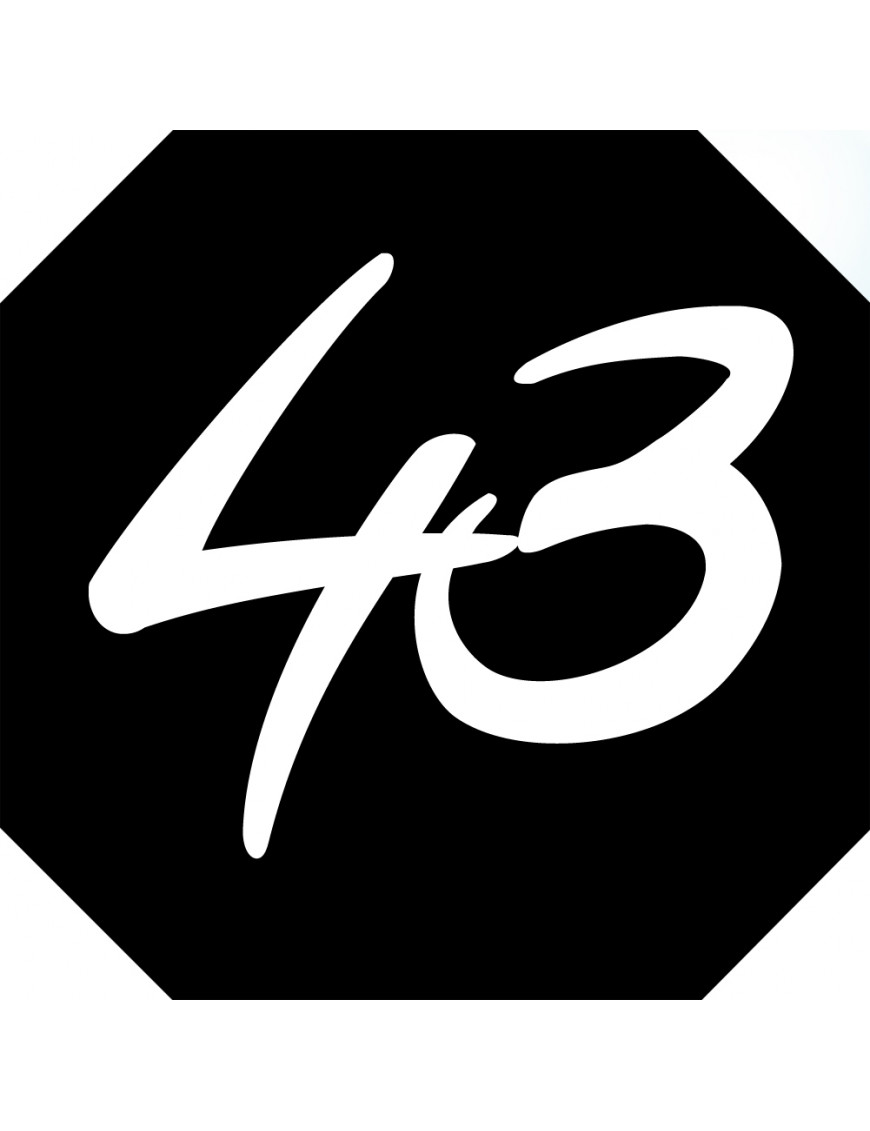numéroderue43 - architecte 10x10cm - Sticker/autocollant numéroderue43 - architecte 10x10cm - Sticker/autocollant