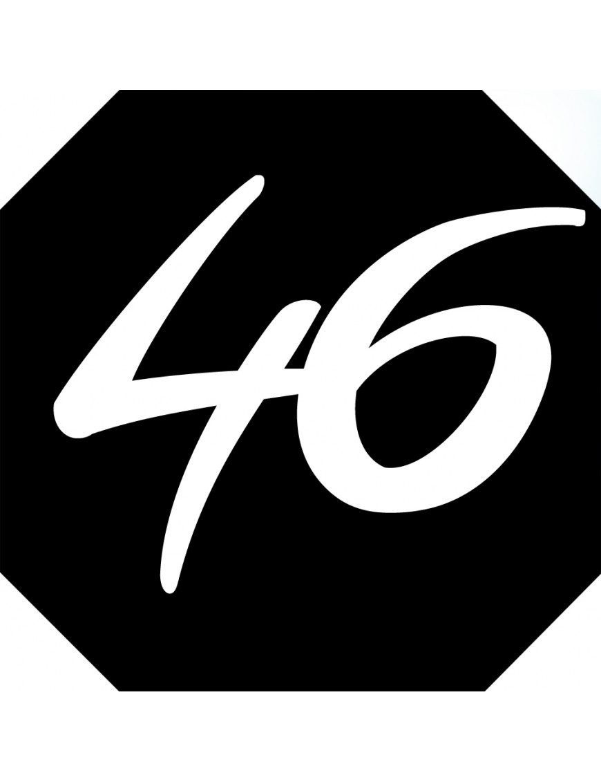 numéroderue46 - architecte 10x10cm - Sticker/autocollant numéroderue46 - architecte 10x10cm - Sticker/autocollant