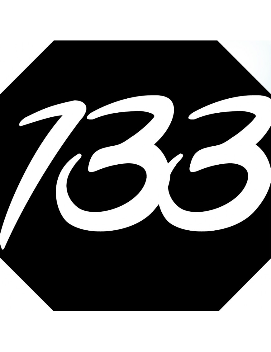numéroderue133 - architecte 10x10cm - Sticker/autocollant numéroderue133 - architecte 10x10cm - Sticker/autocollant