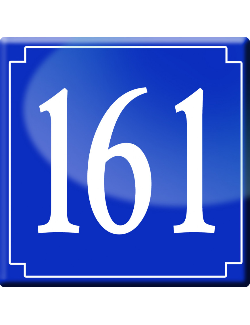 numéroderue161 - classique 10x10cm - Sticker/autocollant numéroderue161 - classique 10x10cm - Sticker/autocollant