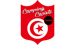 Campingcariste Tunisie - 20x15cm - Sticker/autocollant