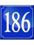 numéroderue186 - classique 10x10cm - Sticker/autocollant