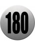 numéroderue180 - gris brossé 10x10cm - Sticker/autocollant