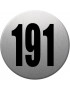 numéroderue191 - gris brossé 10x10cm - Sticker/autocollant