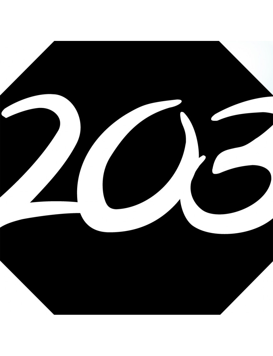 numéroderue203 - architecte 10x10cm - Sticker/autocollant numéroderue203 - architecte 10x10cm - Sticker/autocollant