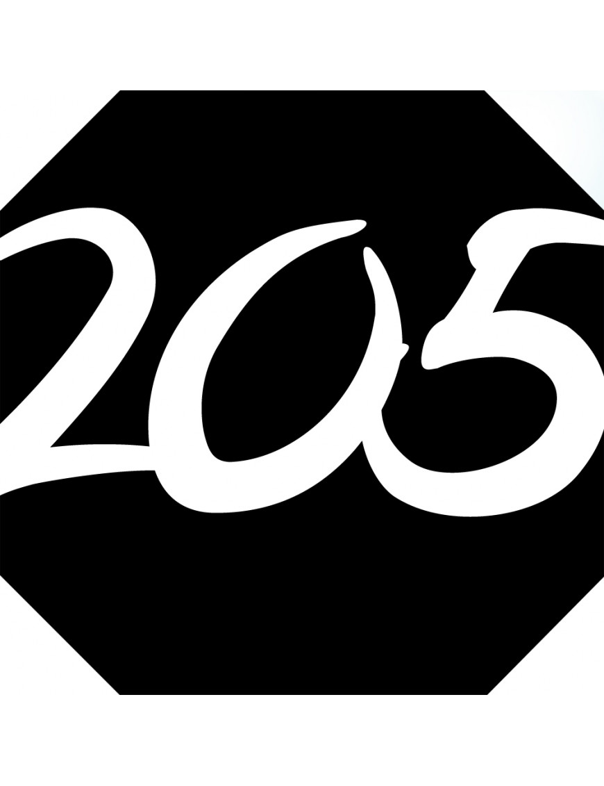 numéroderue205 - architecte 10x10cm - Sticker/autocollant numéroderue205 - architecte 10x10cm - Sticker/autocollant