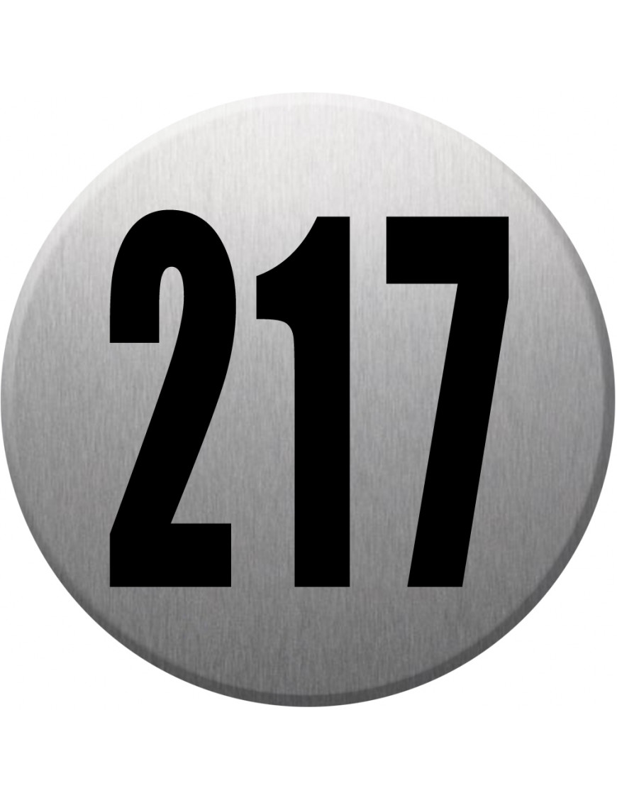 numéroderue217 - gris brossé 10x10cm - Sticker/autocollant numéroderue217 - gris brossé 10x10cm - Sticker/autocollant