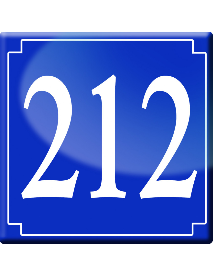 numéroderue212 - classique 10x10cm - Sticker/autocollant numéroderue212 - classique 10x10cm - Sticker/autocollant