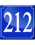 numéroderue212 - classique 10x10cm - Sticker/autocollant