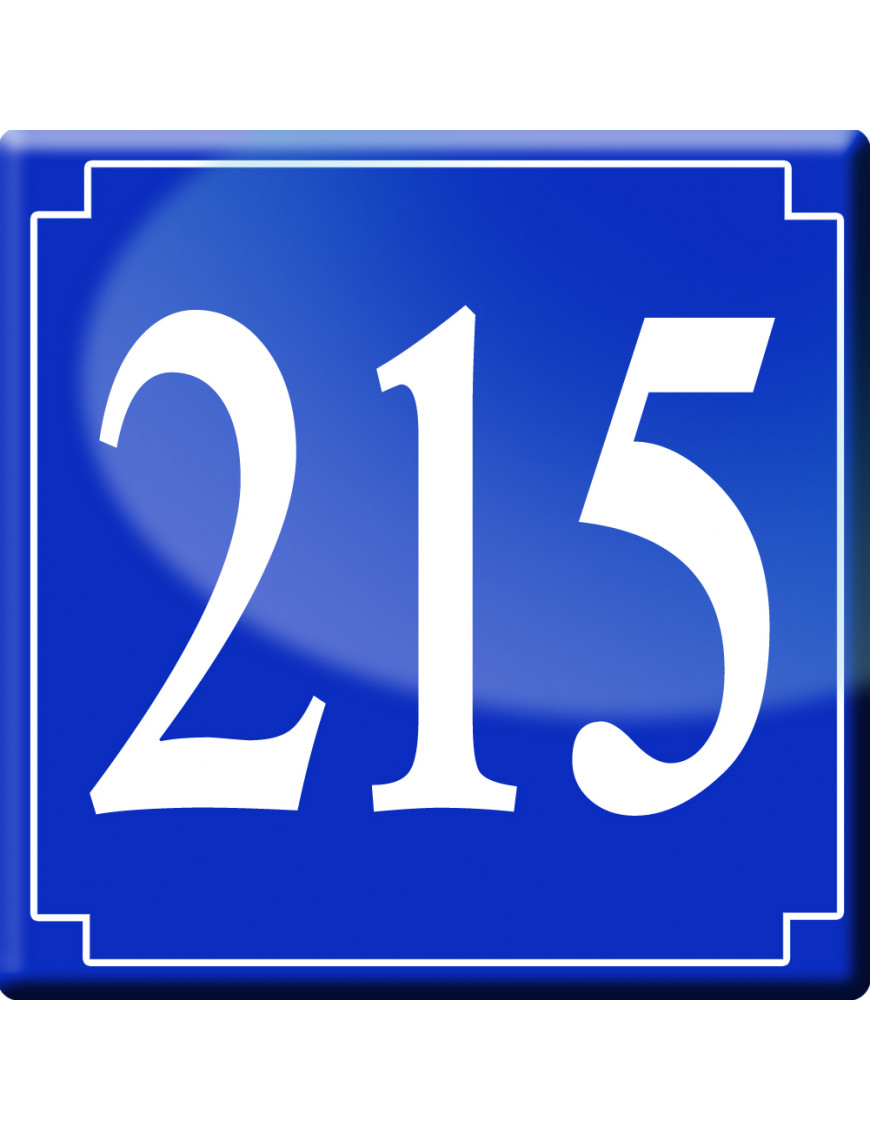 numéroderue215 - classique 10x10cm - Sticker/autocollant numéroderue215 - classique 10x10cm - Sticker/autocollant