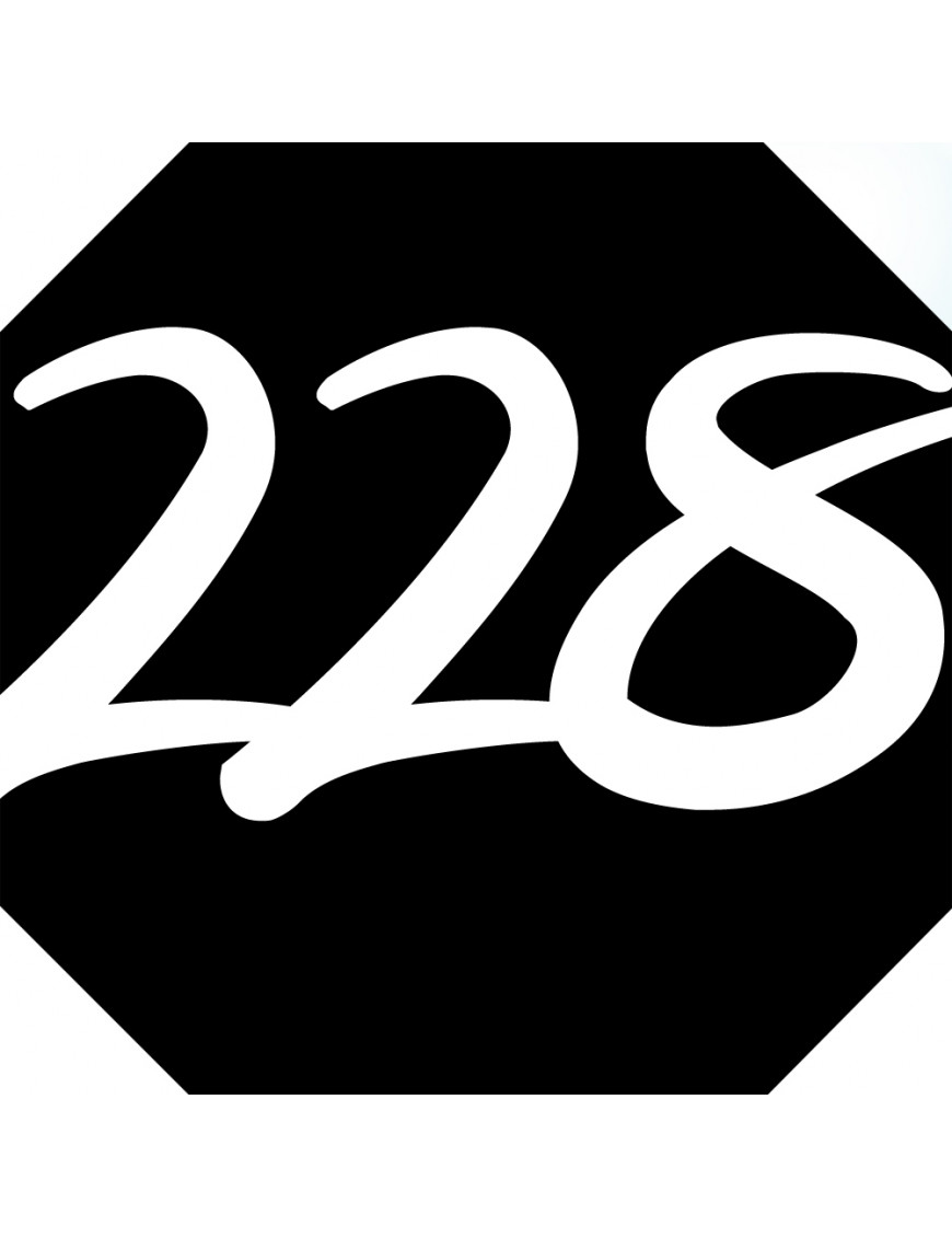 numéroderue228 - architecte 10x10cm - Sticker/autocollant numéroderue228 - architecte 10x10cm - Sticker/autocollant