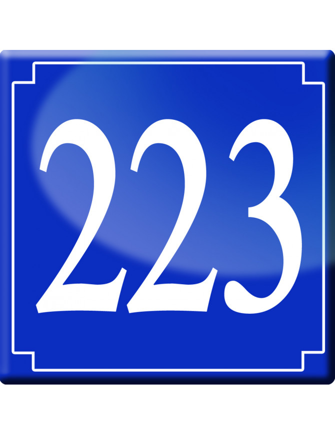 numéroderue223 - classique 10x10cm - Sticker/autocollant