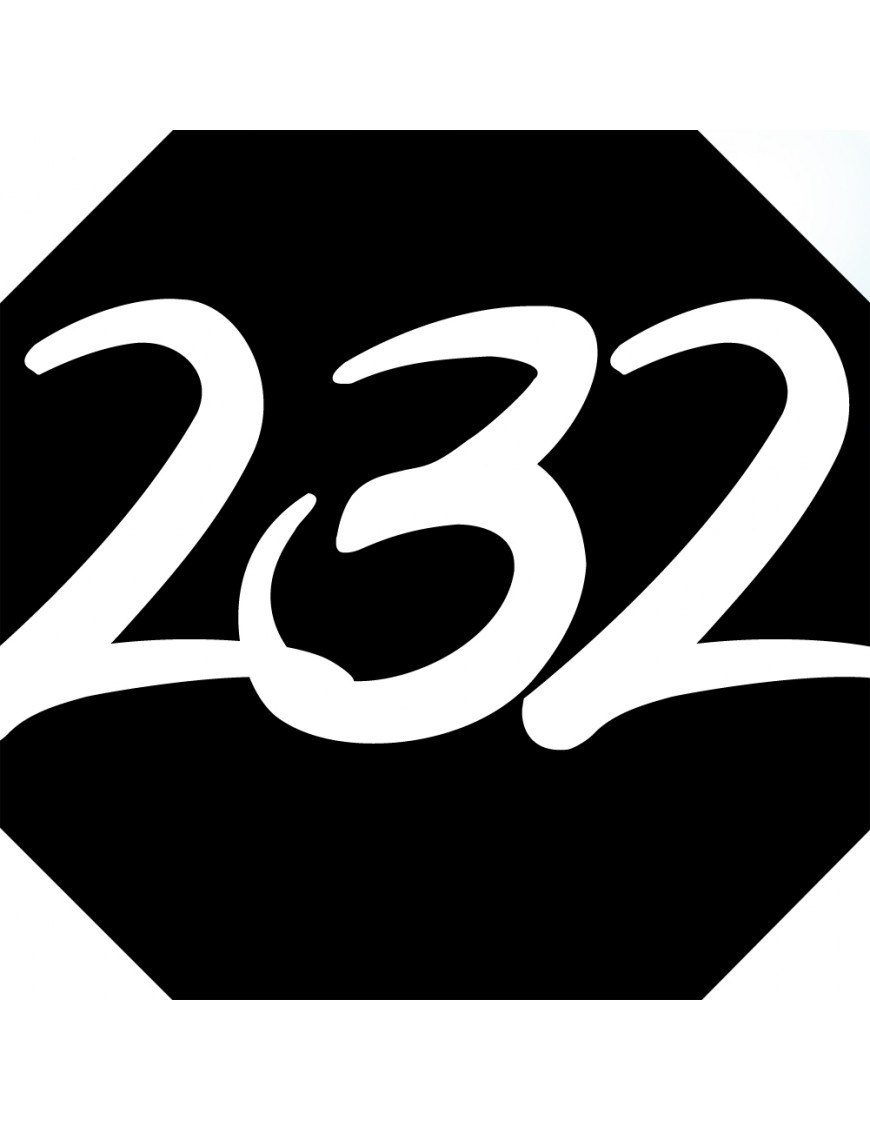 numéroderue232 - architecte 10x10cm - Sticker/autocollant numéroderue232 - architecte 10x10cm - Sticker/autocollant