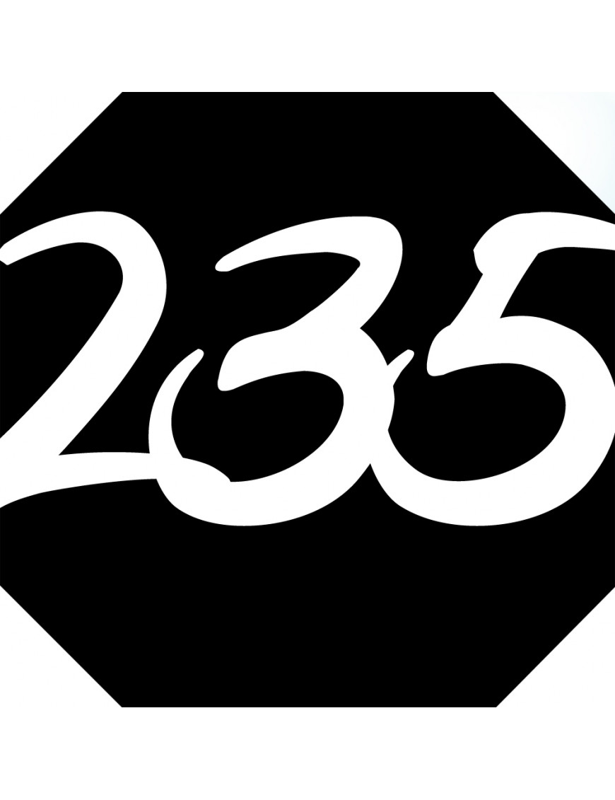 numéroderue235 - architecte 10x10cm - Sticker/autocollant numéroderue235 - architecte 10x10cm - Sticker/autocollant