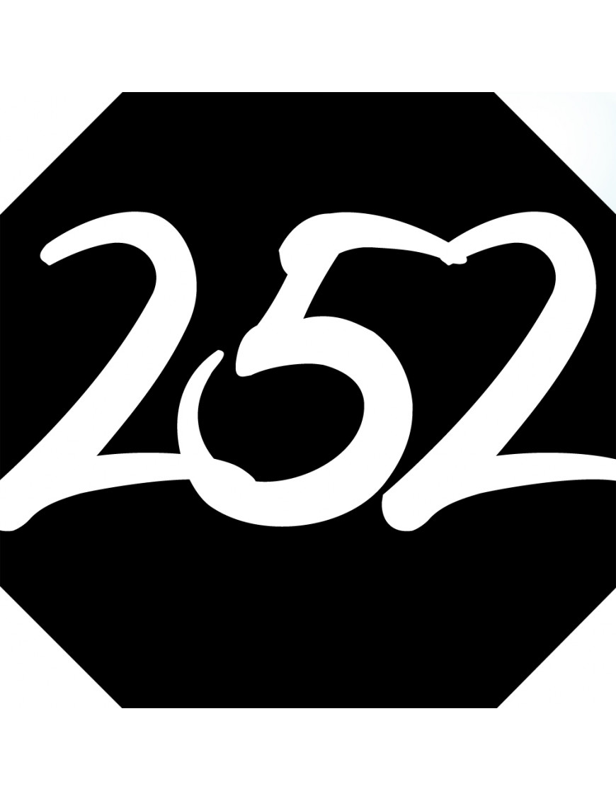 numéroderue252 - architecte 10x10cm - Sticker/autocollant numéroderue252 - architecte 10x10cm - Sticker/autocollant