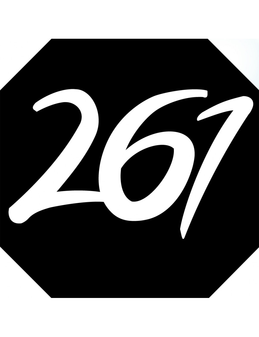 numéroderue261 - architecte 10x10cm - Sticker/autocollant numéroderue261 - architecte 10x10cm - Sticker/autocollant