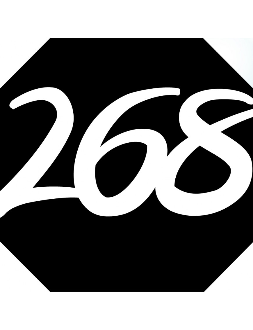 numéroderue268 - architecte 10x10cm - Sticker/autocollant numéroderue268 - architecte 10x10cm - Sticker/autocollant