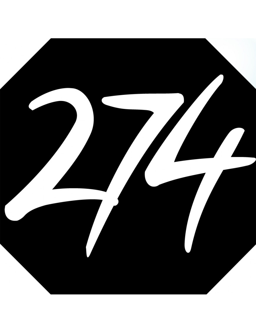 numéroderue274 - architecte 10x10cm - Sticker/autocollant numéroderue274 - architecte 10x10cm - Sticker/autocollant