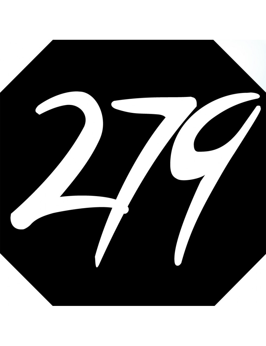 numéroderue279 - architecte 10x10cm - Sticker/autocollant numéroderue279 - architecte 10x10cm - Sticker/autocollant