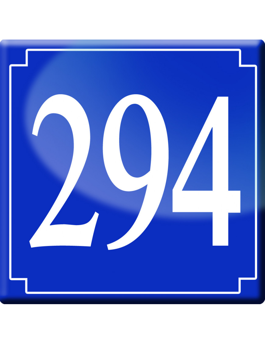 numéroderue294 - classique 10x10cm - Sticker/autocollant numéroderue294 - classique 10x10cm - Sticker/autocollant