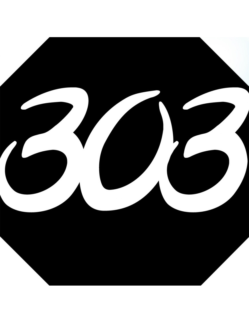 numéroderue303 - architecte 10x10cm - Sticker/autocollant numéroderue303 - architecte 10x10cm - Sticker/autocollant