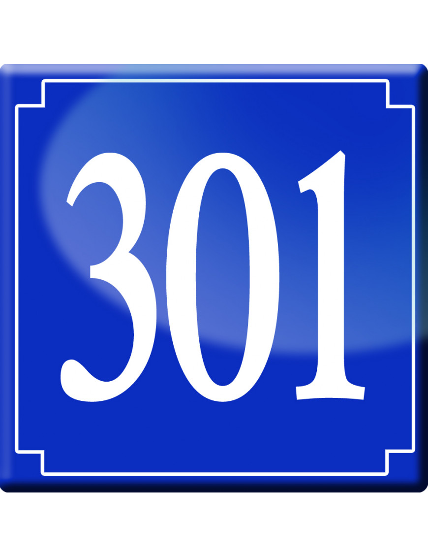 numéroderue301 - classique 10x10cm - Sticker/autocollant numéroderue301 - classique 10x10cm - Sticker/autocollant