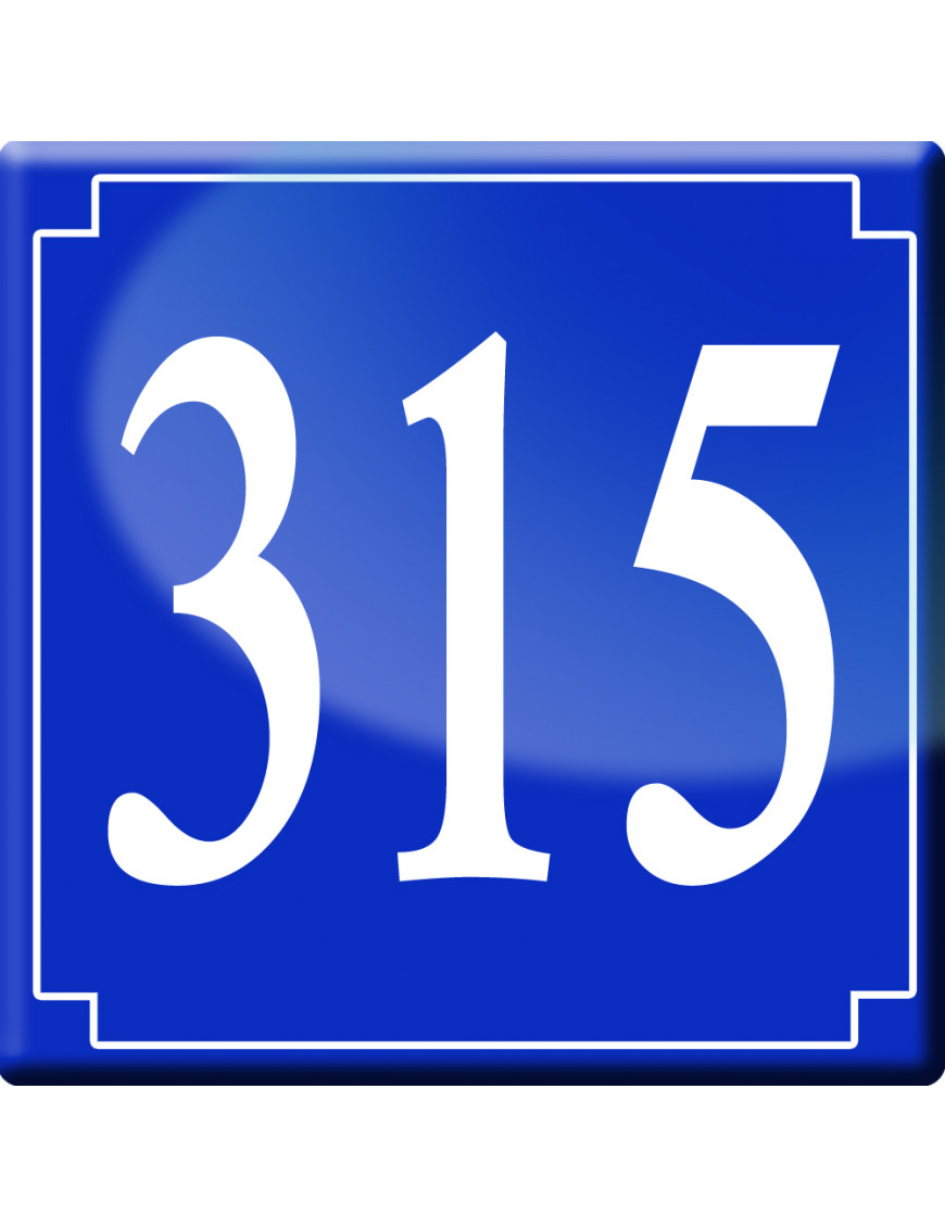 numéroderue315 - classique 10x10cm - Sticker/autocollant numéroderue315 - classique 10x10cm - Sticker/autocollant