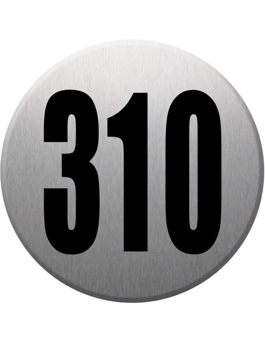 numéroderue310 - gris brossé 10x10cm - Sticker/autocollant numéroderue310 - gris brossé 10x10cm - Sticker/autocollant