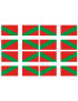 Drapeau Basque - 19.5x13cm - Sticker/autocollant