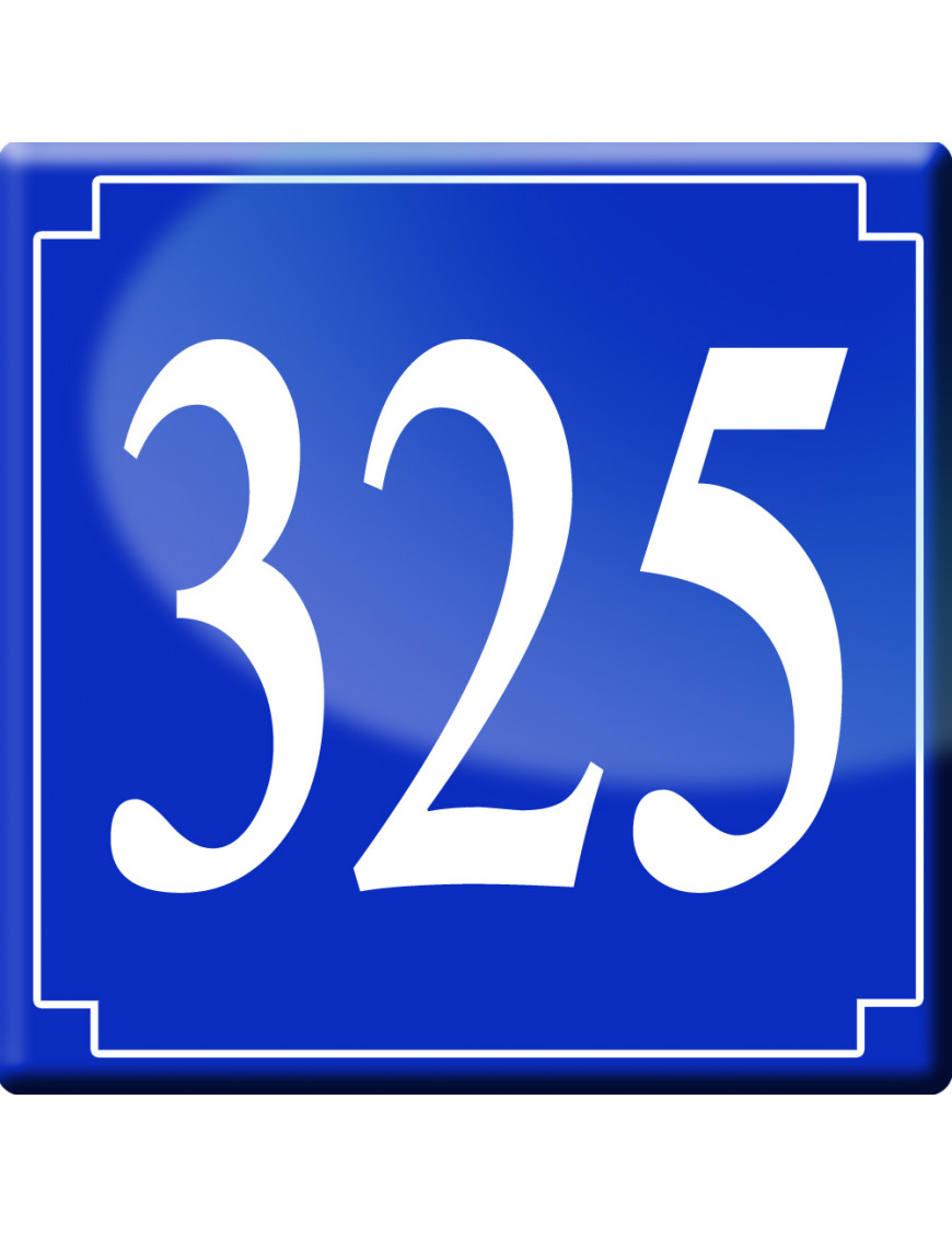 numéroderue325 - classique 10x10cm - Sticker/autocollant numéroderue325 - classique 10x10cm - Sticker/autocollant