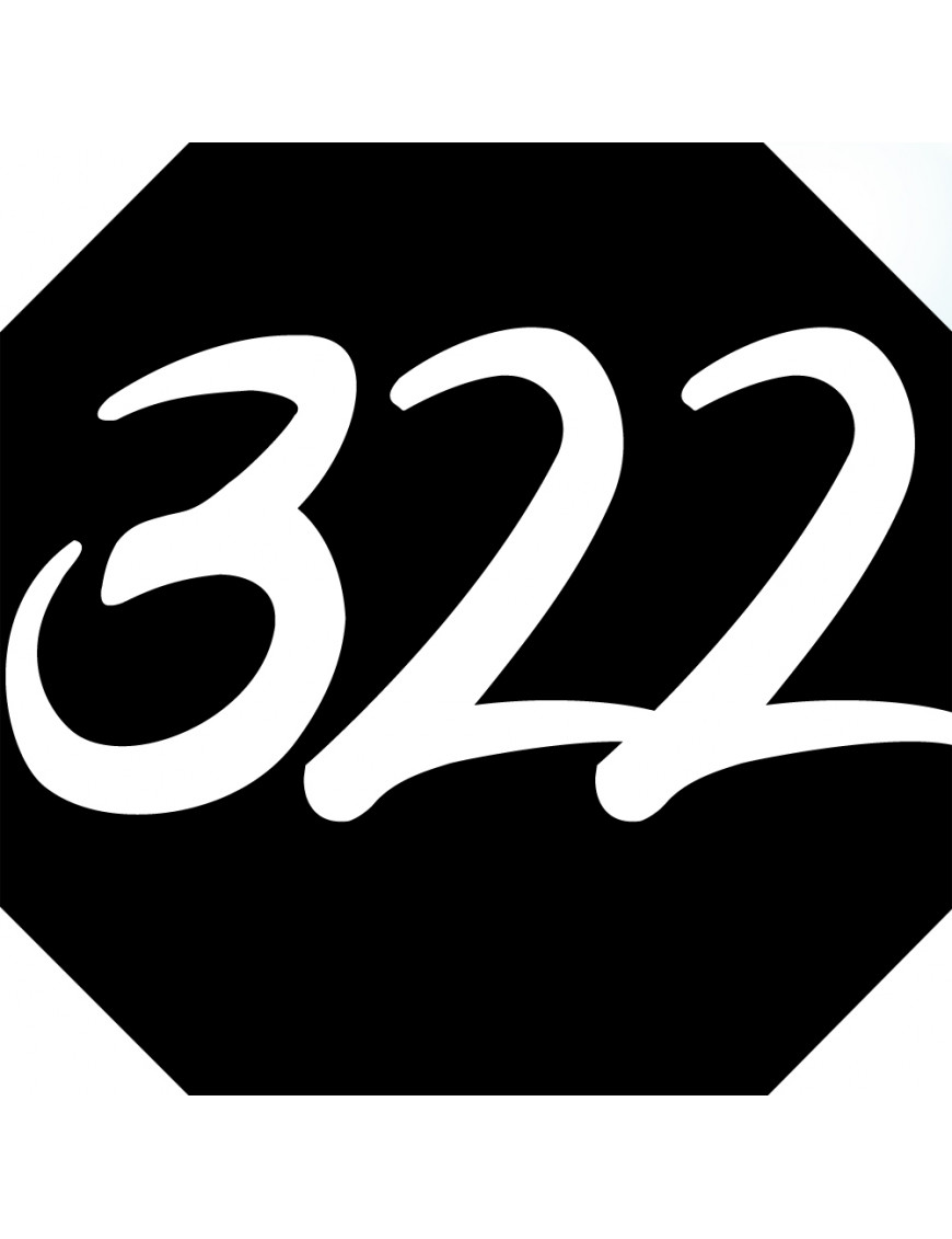 numéroderue322 - architecte 10x10cm - Sticker/autocollant numéroderue322 - architecte 10x10cm - Sticker/autocollant
