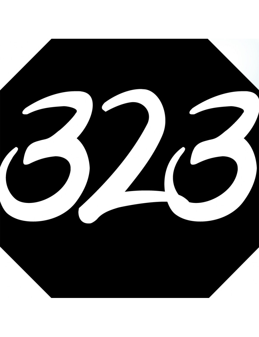 numéroderue323 - architecte 10x10cm - Sticker/autocollant numéroderue323 - architecte 10x10cm - Sticker/autocollant