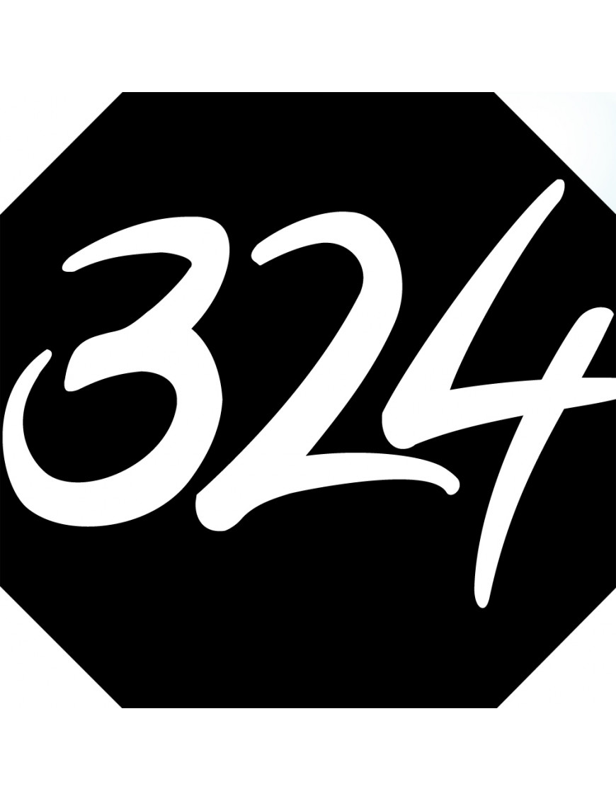 numéroderue324 - architecte 10x10cm - Sticker/autocollant numéroderue324 - architecte 10x10cm - Sticker/autocollant
