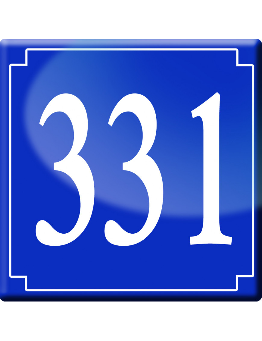 numéroderue331 - classique 10x10cm - Sticker/autocollant numéroderue331 - classique 10x10cm - Sticker/autocollant