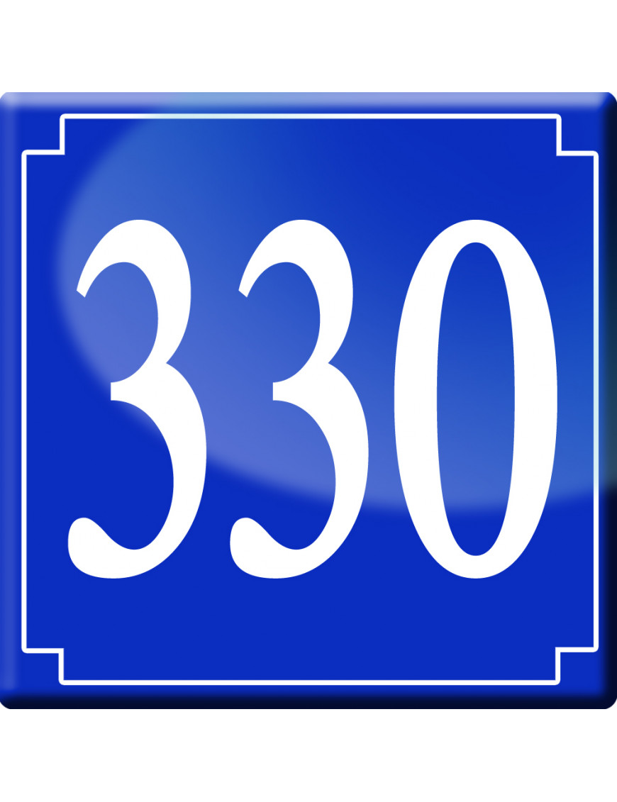 numéroderue330 - classique 10x10cm - Sticker/autocollant numéroderue330 - classique 10x10cm - Sticker/autocollant