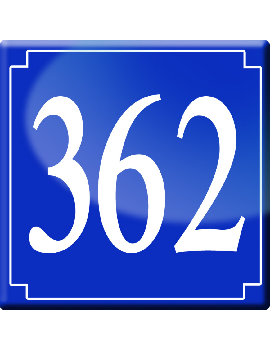 numéroderue362 - classique 10x10cm - Sticker/autocollant numéroderue362 - classique 10x10cm - Sticker/autocollant