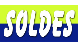 SOLDES V3 - 30x14cm - Sticker/autocollant