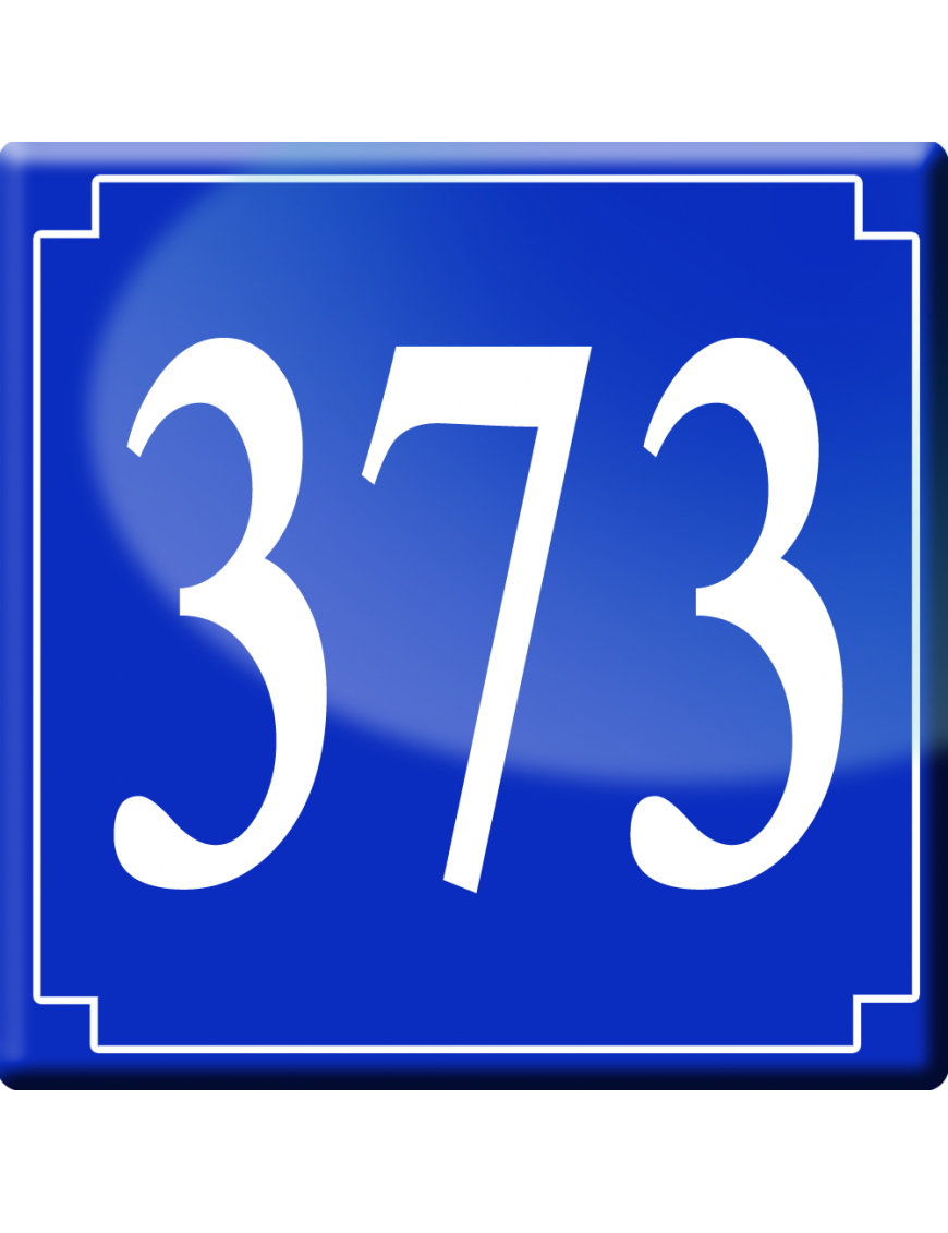 numéroderue373 - classique 10x10cm - Sticker/autocollant numéroderue373 - classique 10x10cm - Sticker/autocollant