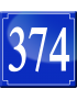 numéroderue374 - classique 10x10cm - Sticker/autocollant
