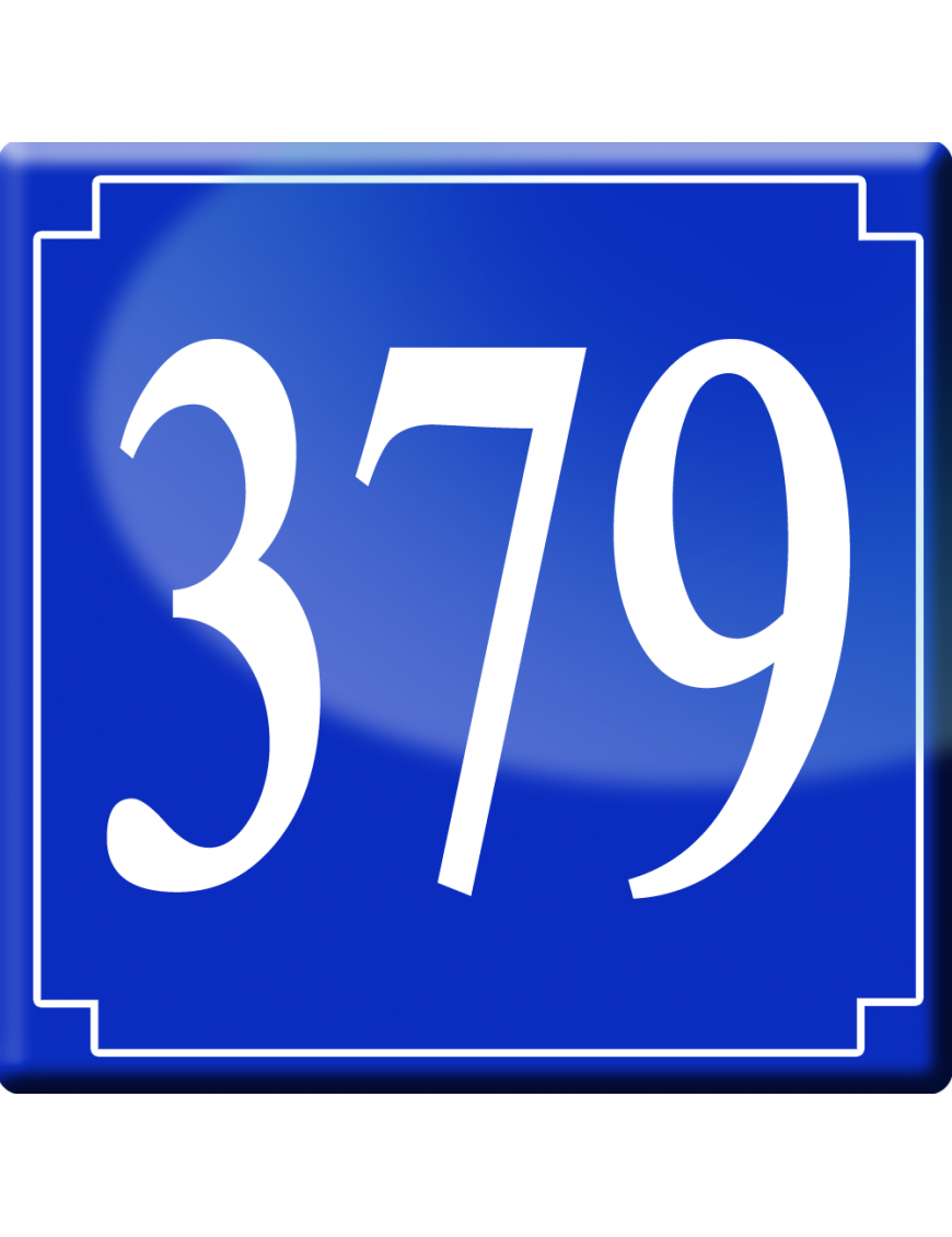 numéroderue379 - classique 10x10cm - Sticker/autocollant numéroderue379 - classique 10x10cm - Sticker/autocollant